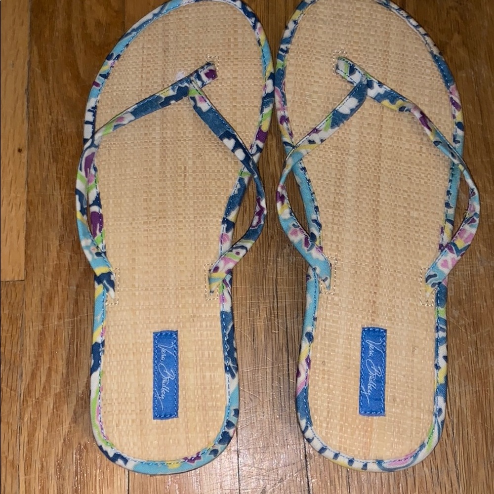 Never Worn Vera Bradley flip flops